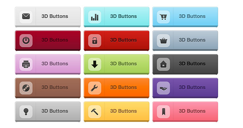 Deal of the week: The ultimate shortcodes collection buttons-3d