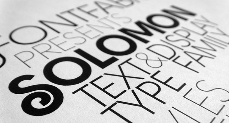 solomon002 Solomon font