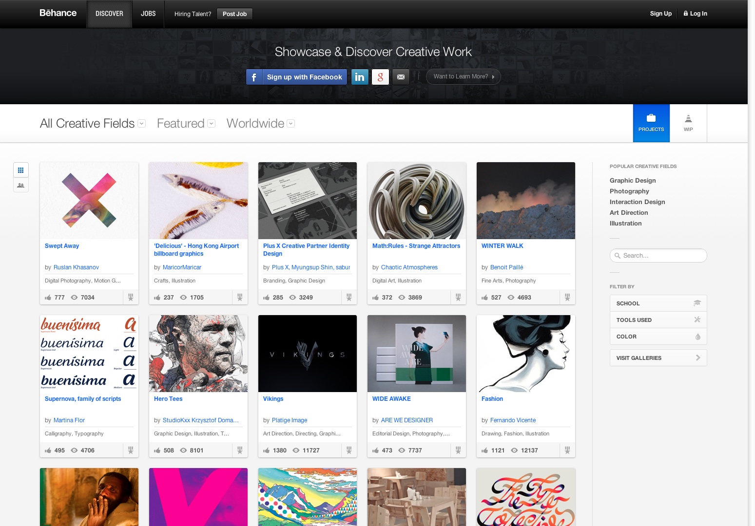 Online Portfolios on Behance Online Portfolios on Behance 20130326