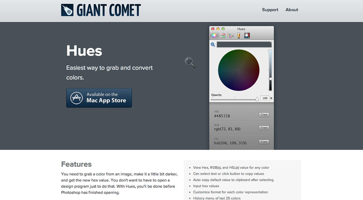 Hues-GiantComet Hues GiantComet