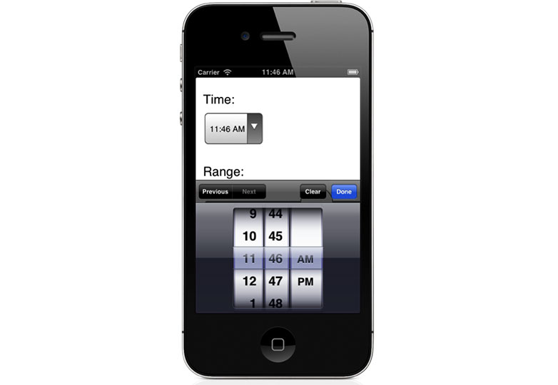 Time picker