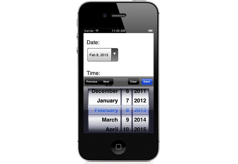 Date picker