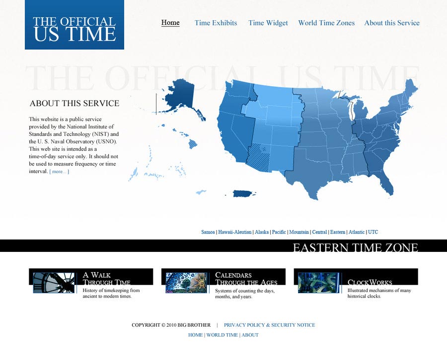 time time.gov