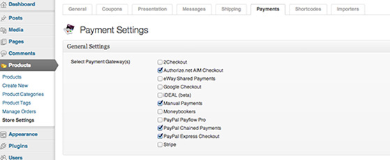 gateways marketpress payment gateways