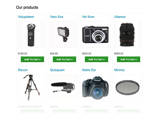gridview marketpress grid view