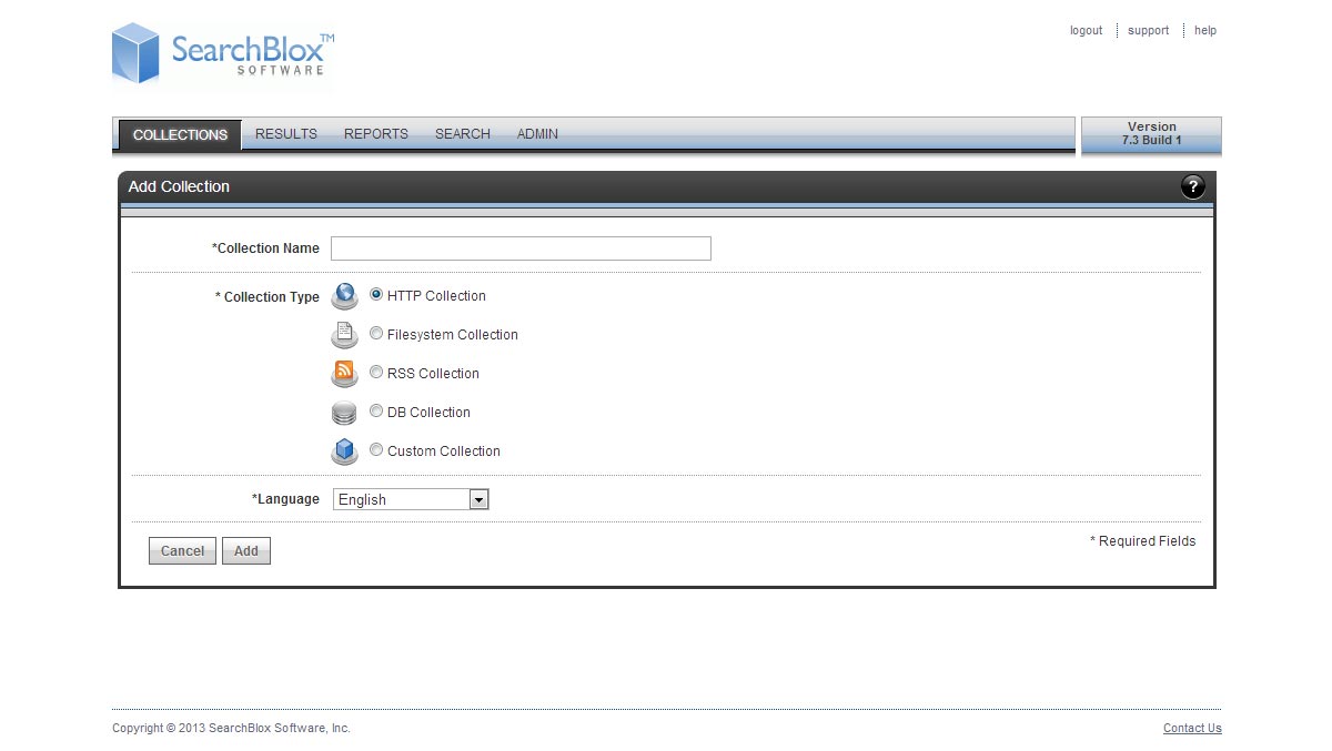 Create-a-Collection-to-Index search collection