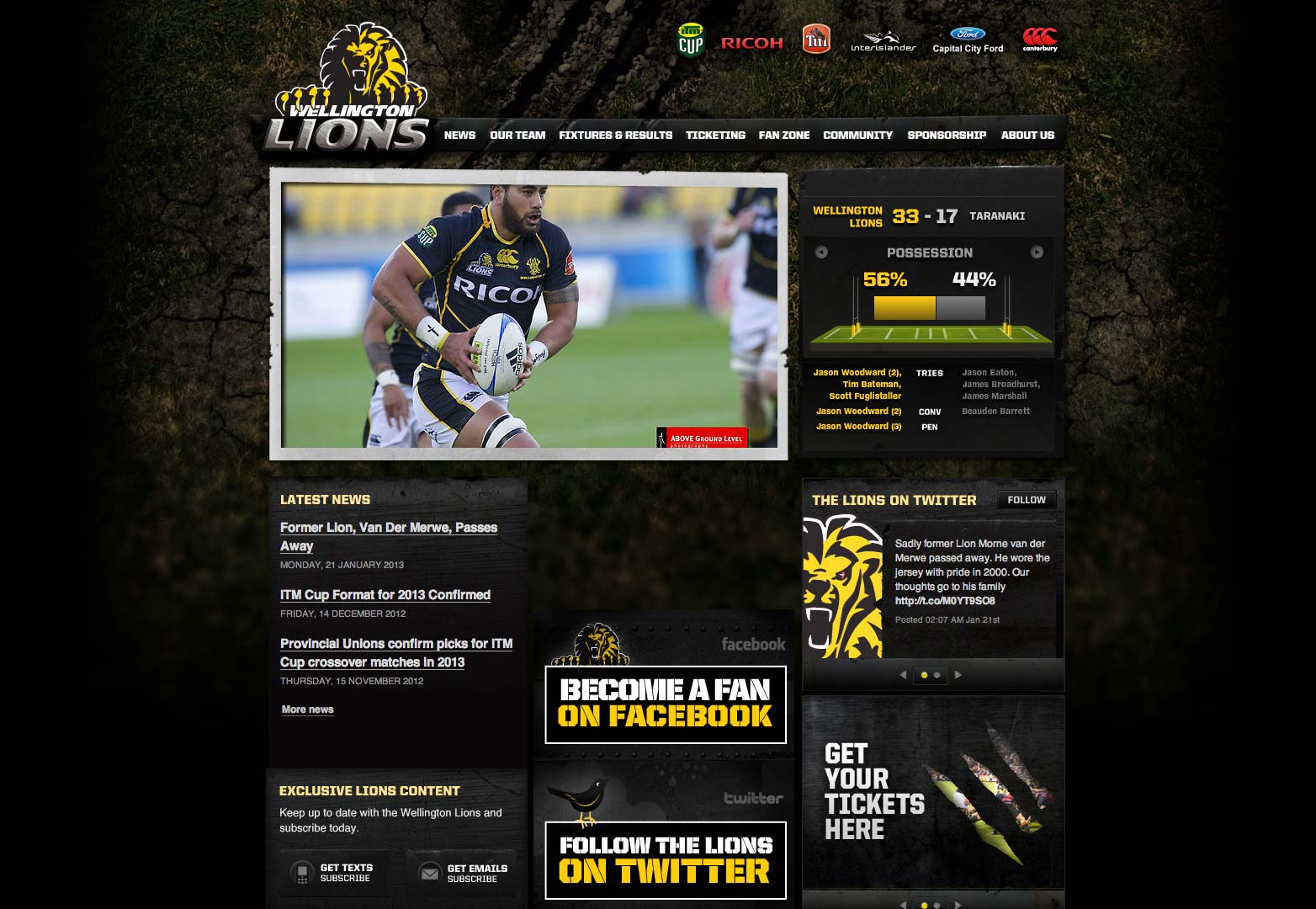 sports-016 Wellington Lions