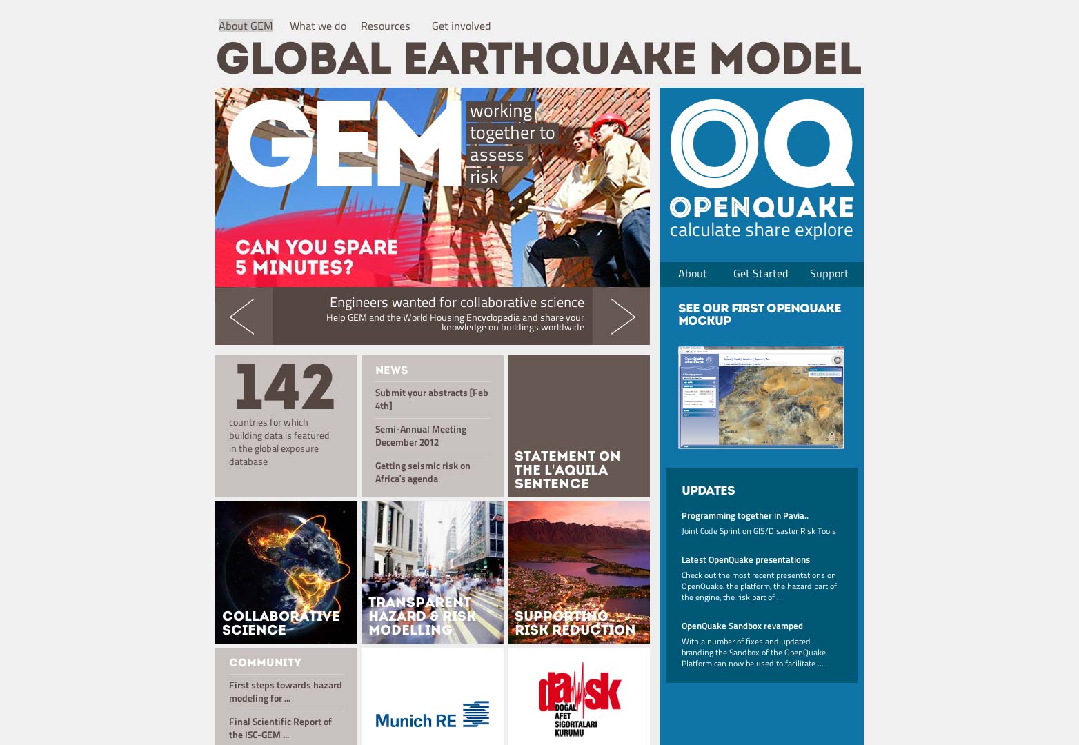 new001 New GEM website