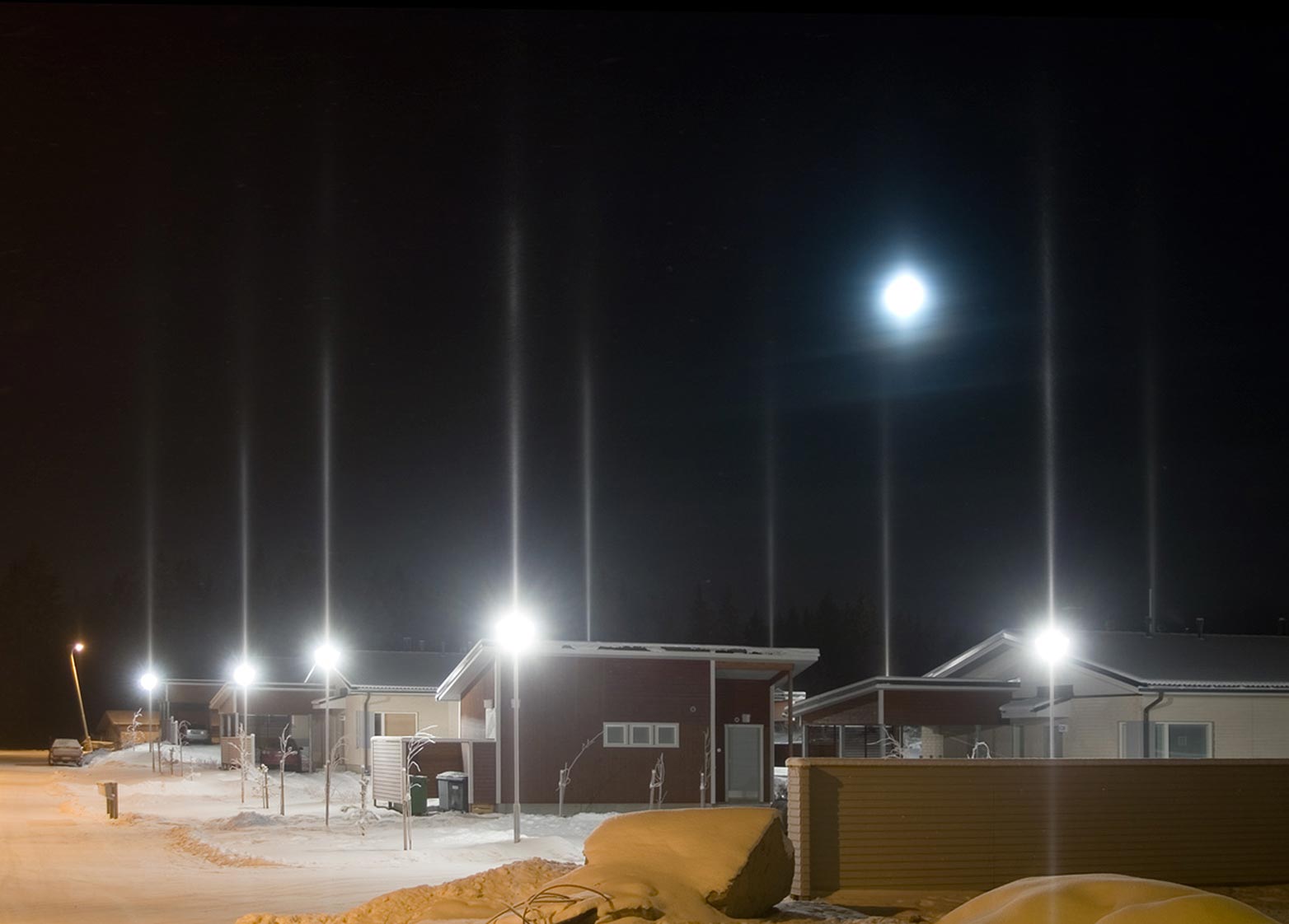 Light pillars
