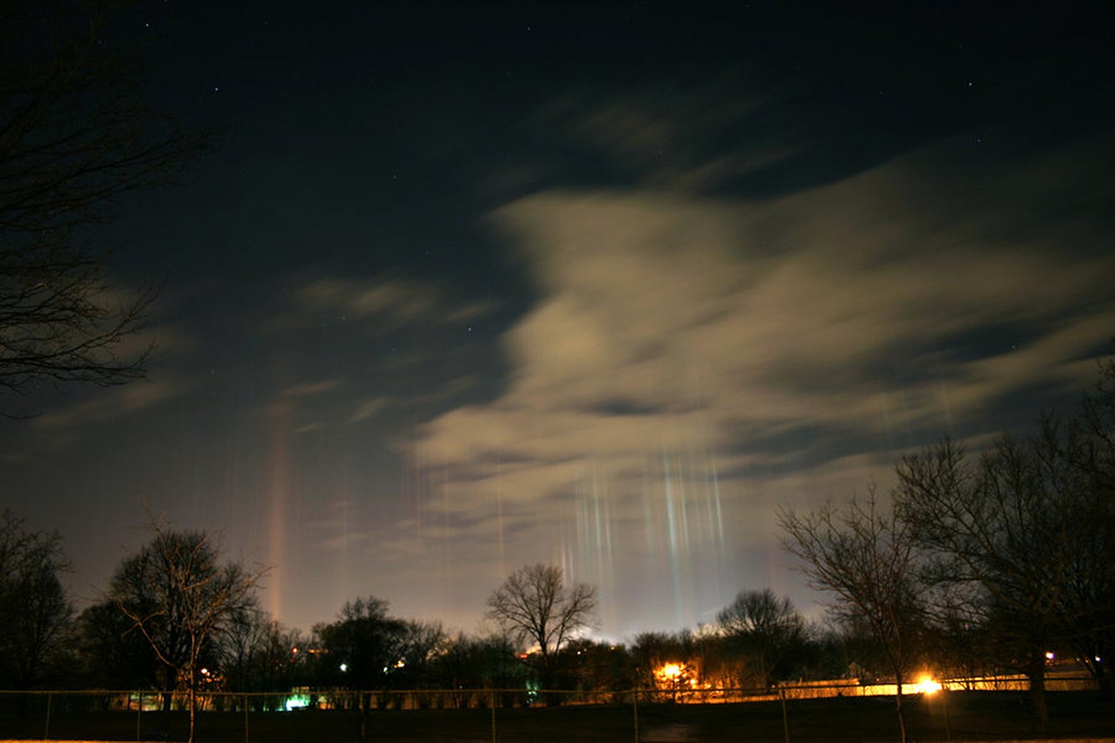 Light pillars