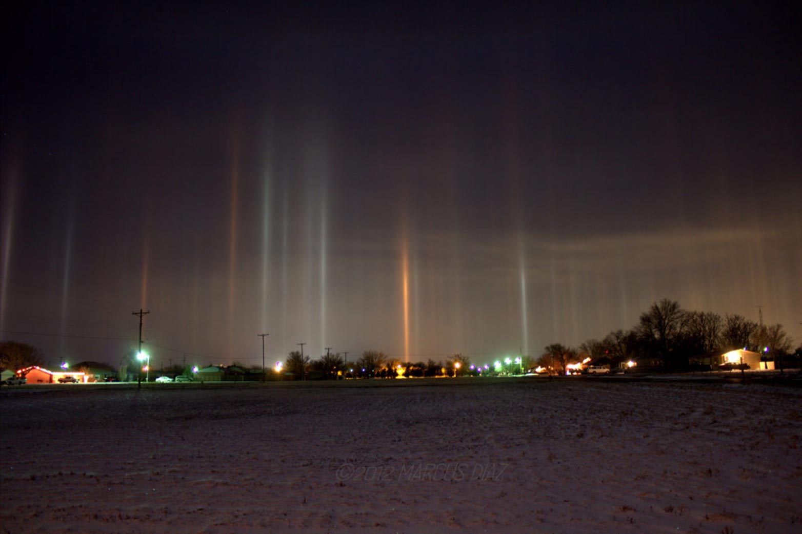 Light pillars