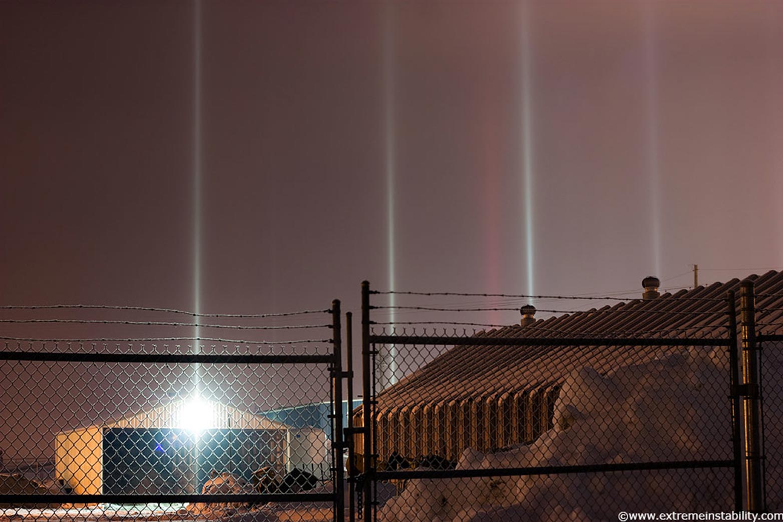 Light pillars