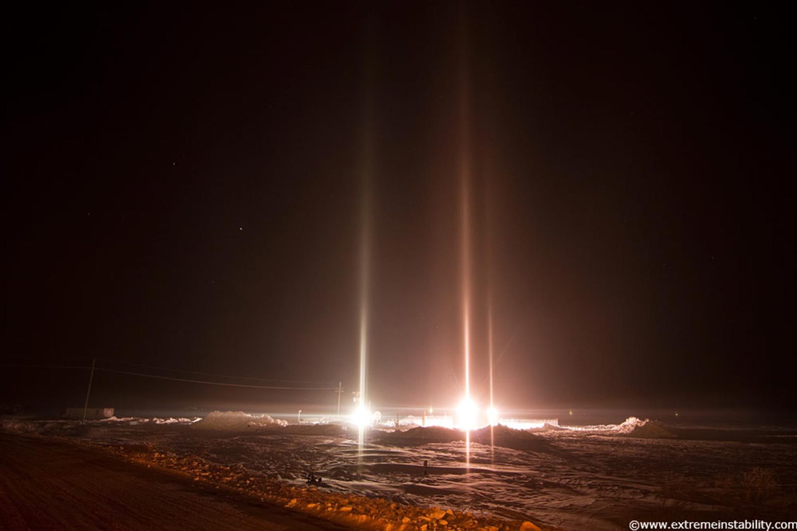 Light pillars