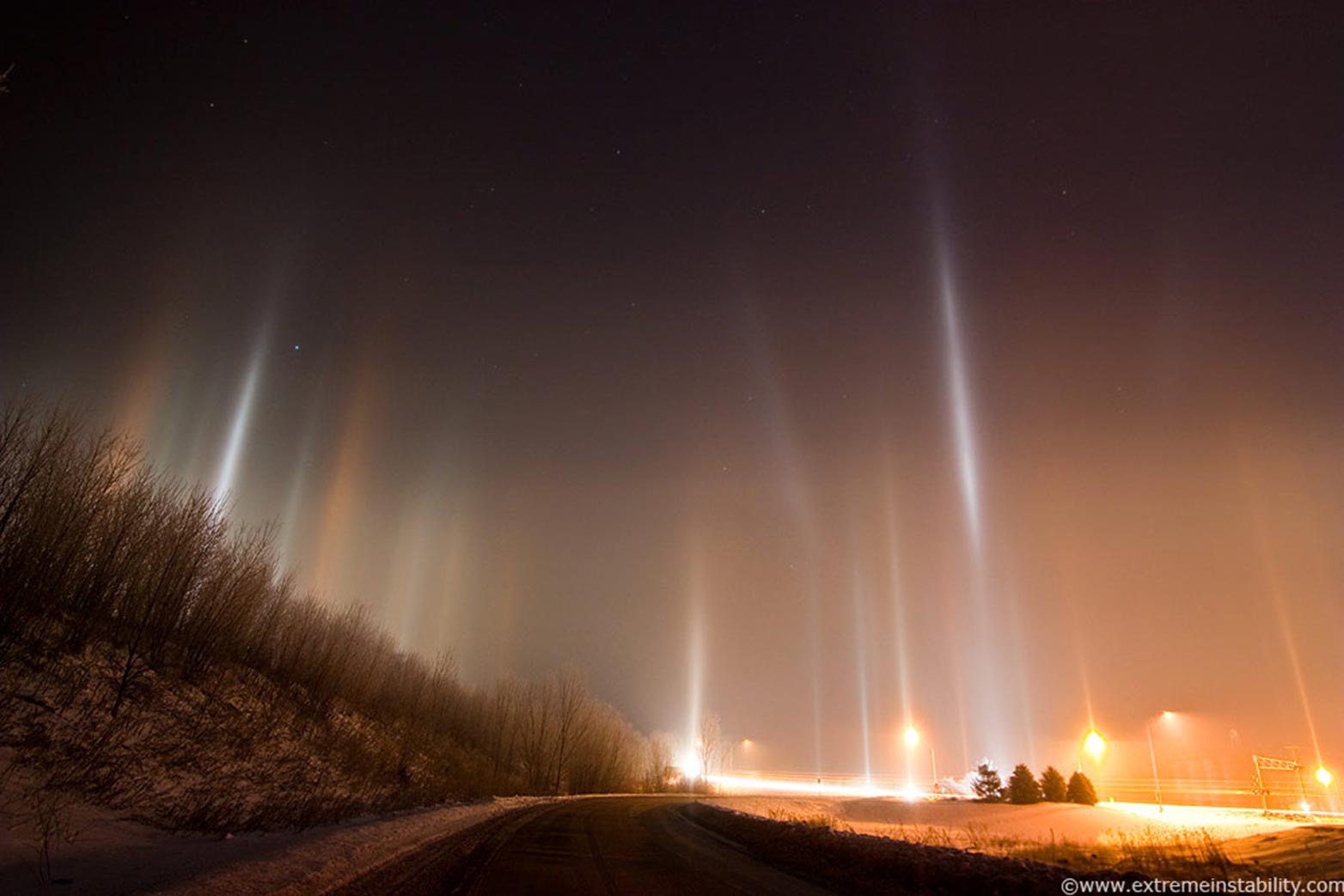 Light pillars