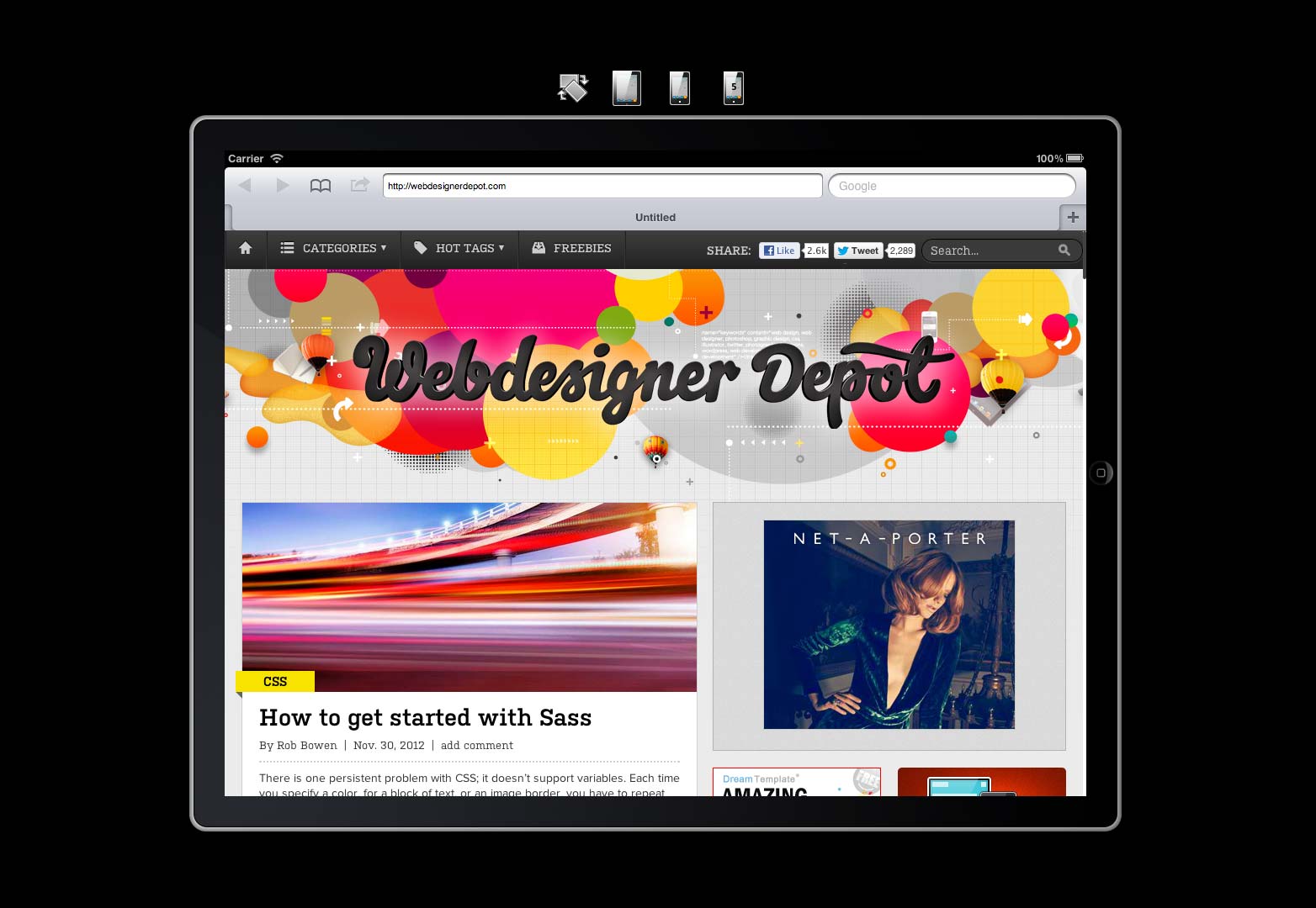 ipadpeek iPad Peek