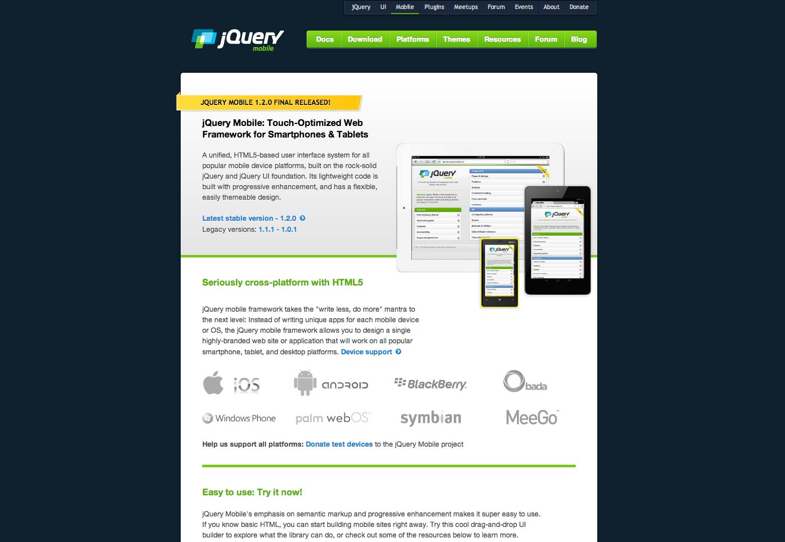 jquery jQuery Mobile