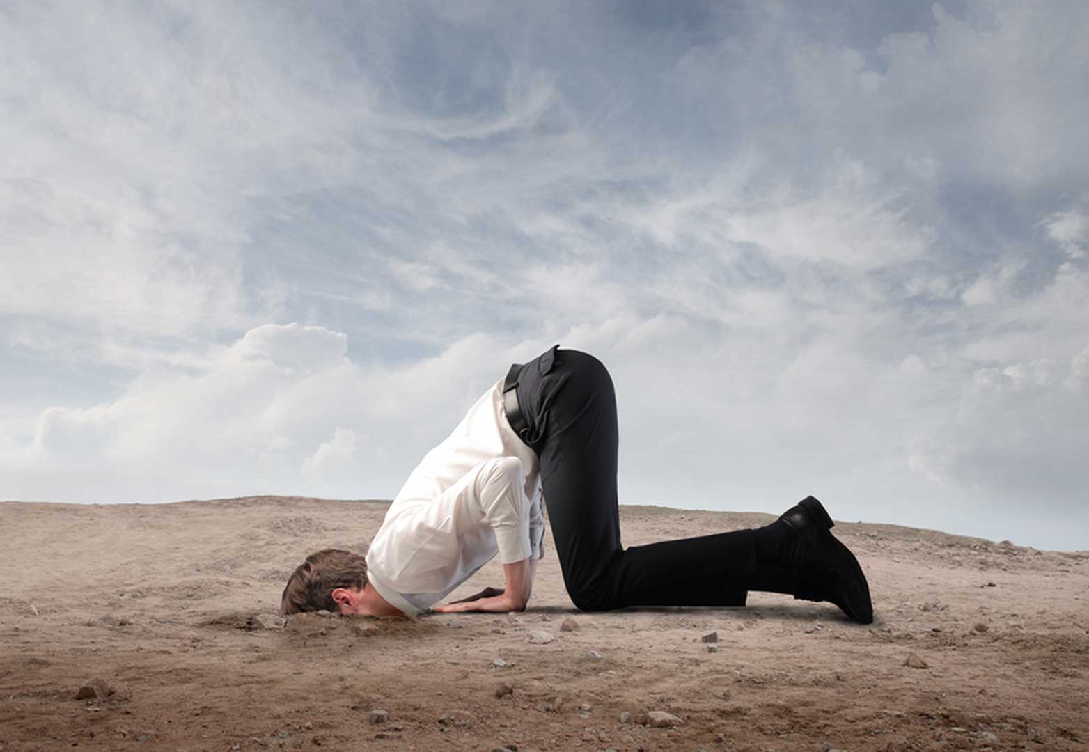 ignore2 Bury your head in the sand
