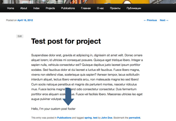 pfooter