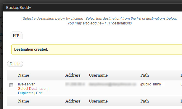 select-destination Select destination