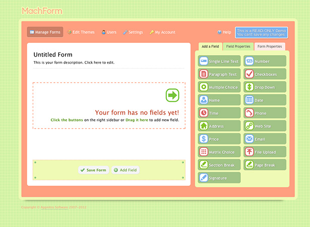 MachForm form builder