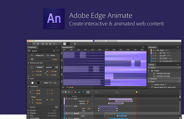 animate Adobe Edge Animate