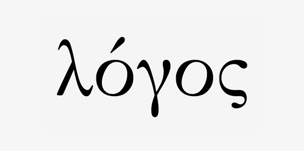 "Logo" spelled in Greek logo spelled in greek