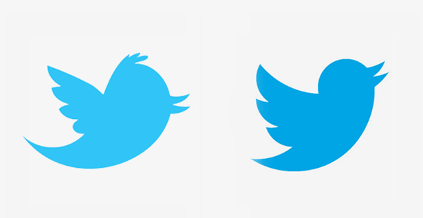 Old and new Twitter logo old and new twitter logo