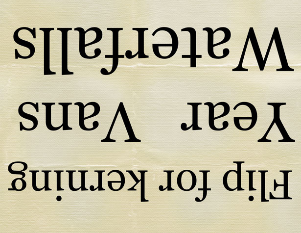 flipped Kerning trick