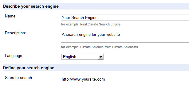 describe-search-engine Describe your search engine