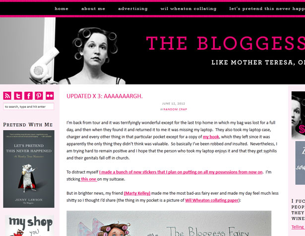 blogges The Bloggess