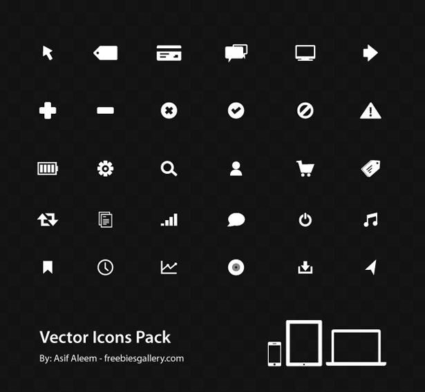 Vector Icons Pack Freebies Gallery