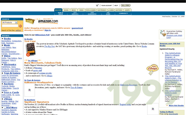 webshot-amazon-1999 Amazon 1999