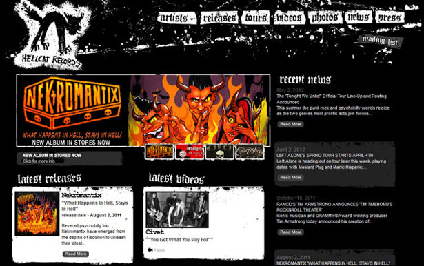 hellcat615 Hellcat Records website