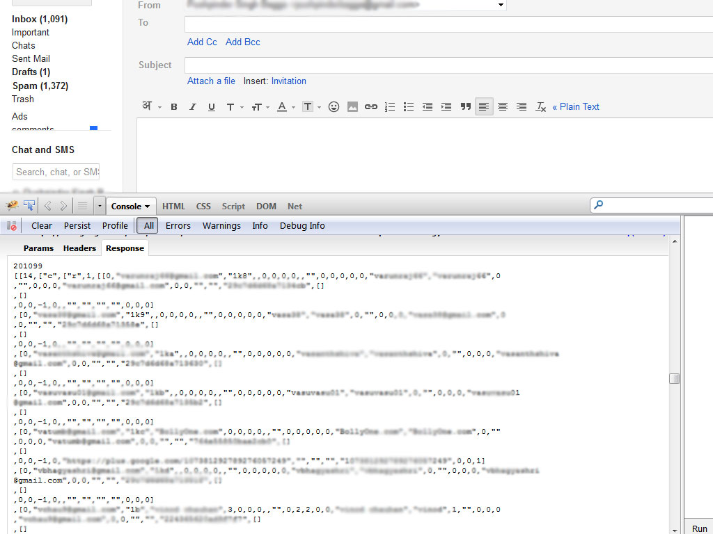 FoxyComplete — advanced autocomplete search with images Gmail using foxycomplete with local data once the user is logged in.
