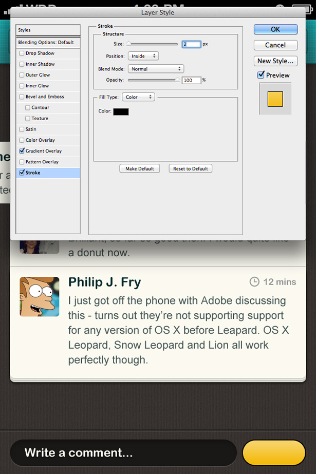 Tutorial: How to design a chatroom iPhone UI iphone ui 38