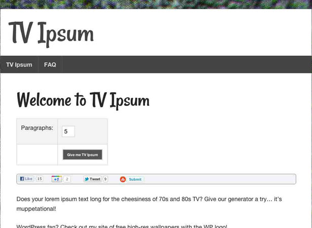 tvipsum tvipsum