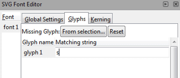 Assigning a character for your icon Assigning a character for your icon