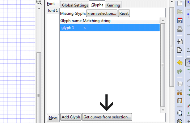 Get curves from selection Get curves from selection