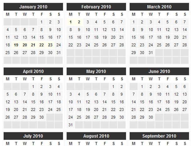 availabilitycalendar availabilitycalendar