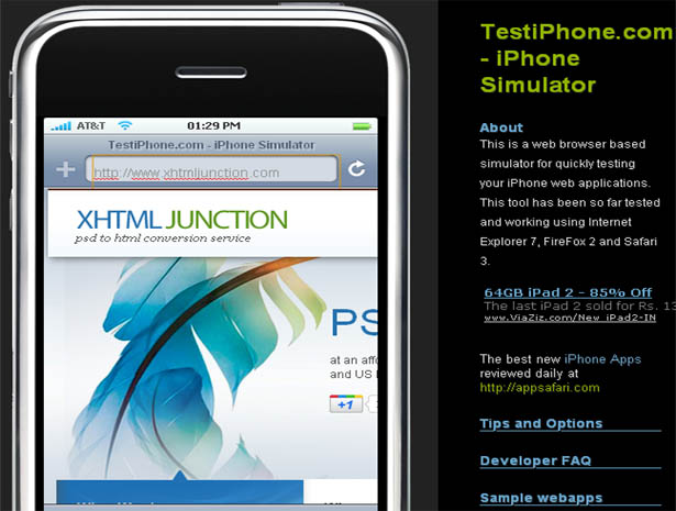 8 Popular online apps to test the mobile version of your site Test iPhone