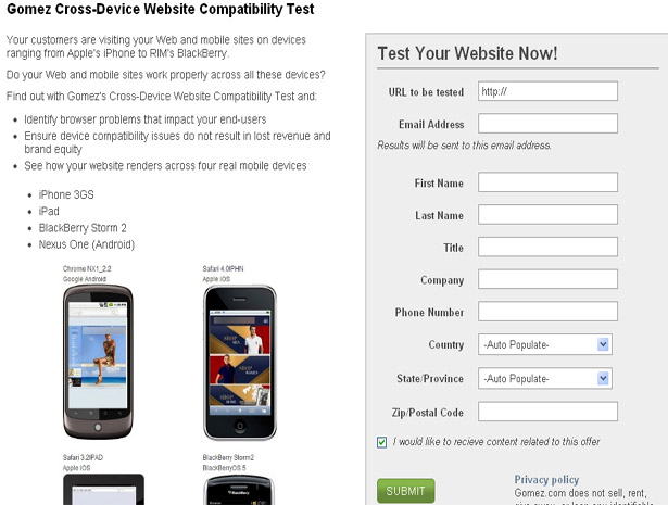8 Popular online apps to test the mobile version of your site Gomez