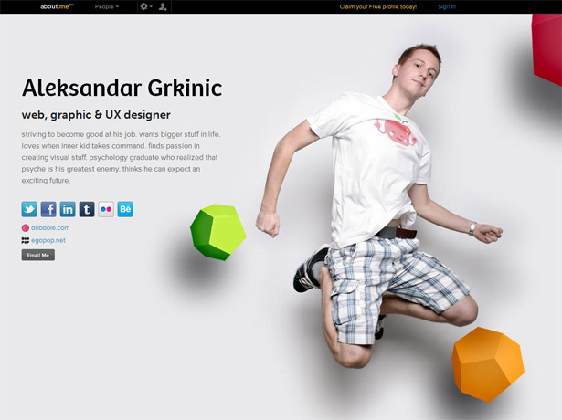 Asymmetrical balance in web design 114