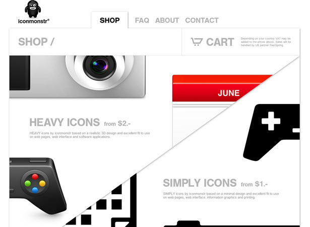 30 e-commerce sites worth seeing iconmonstr