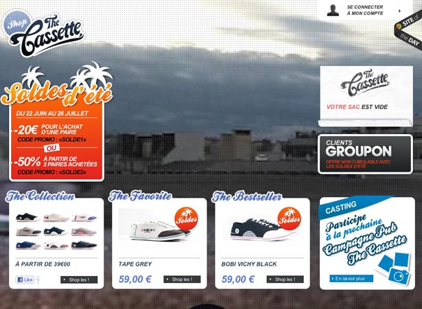 30 e-commerce sites worth seeing casette