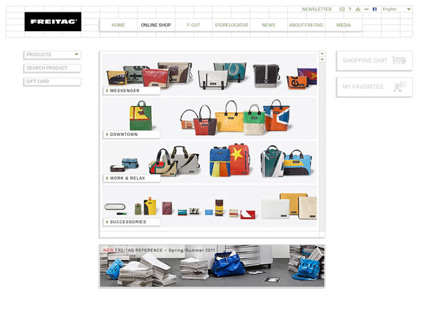30 e-commerce sites worth seeing freitag