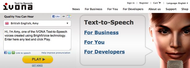 How to become a prolific blogger Ivona text to speech service