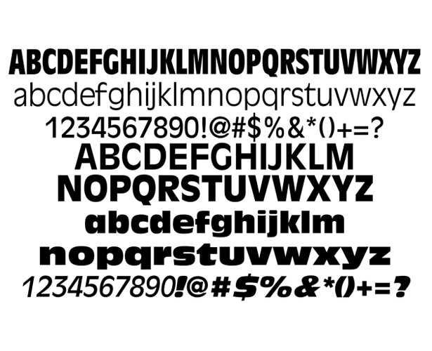 The most popular fonts used by designers antiqueolive