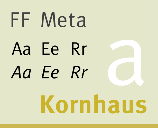 The most popular fonts used by designers meta 2