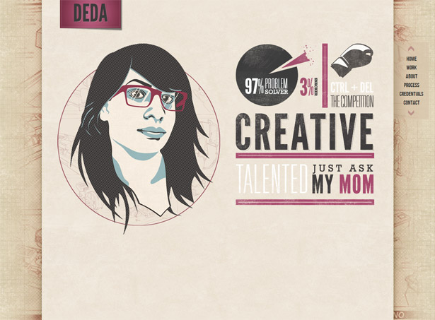 Characteristics of a modern portfolio site 05 12