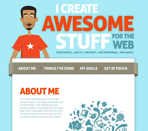 Characteristics of a modern portfolio site 21 31